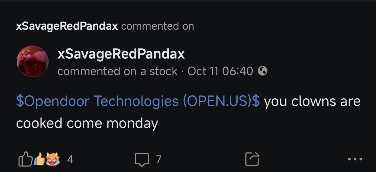 $Opendoor Technologies (OPEN.US)$  no lies detected [Respect][Respect][Respect]