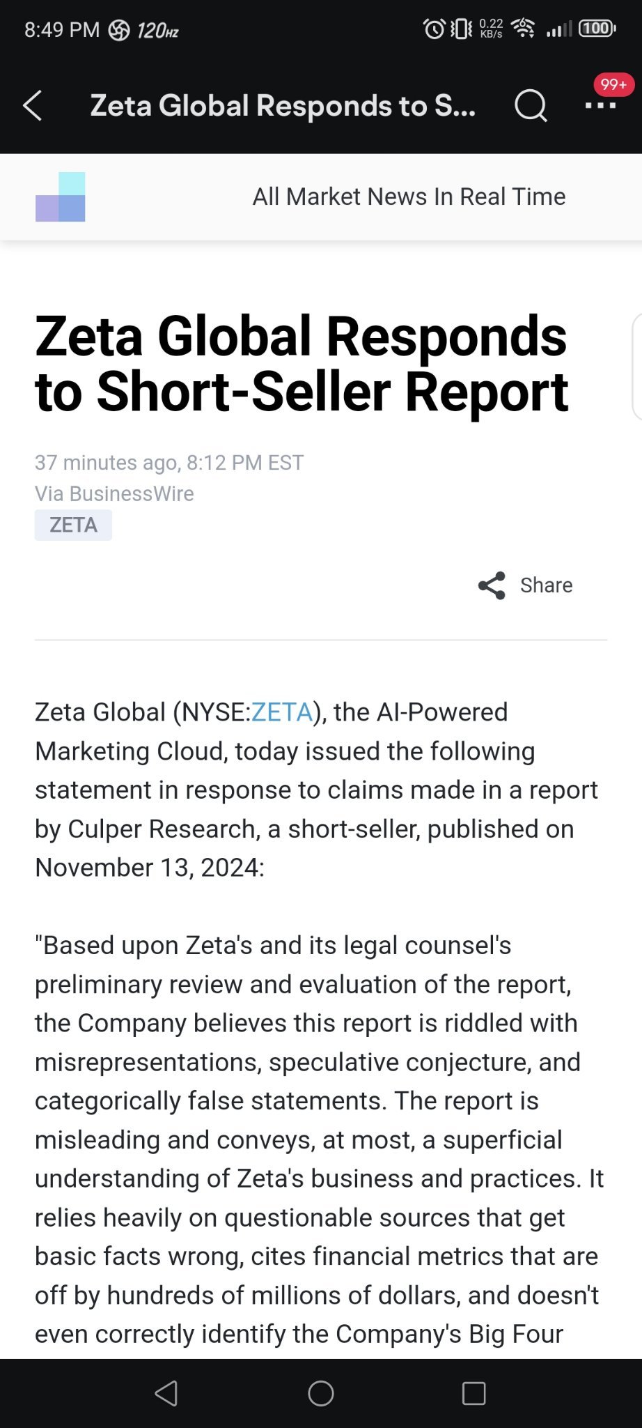 $Zeta Global (ZETA.US)$ 準備迎接一場史詩般的擠壓。