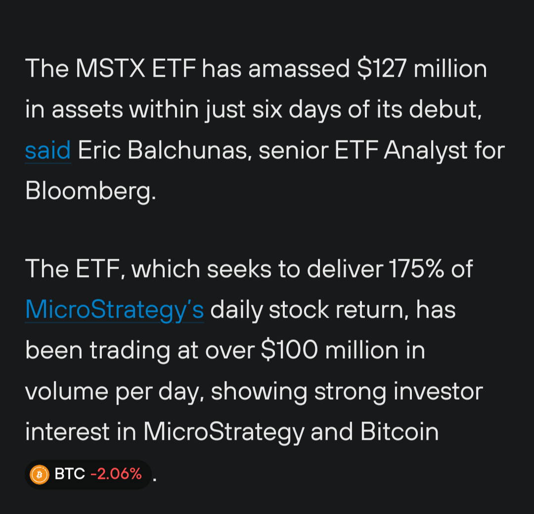 $TIDAL TRUST II DEFIANCE DAILY TARGET 1.75X LNG MSTR ETF (MSTX.US)$