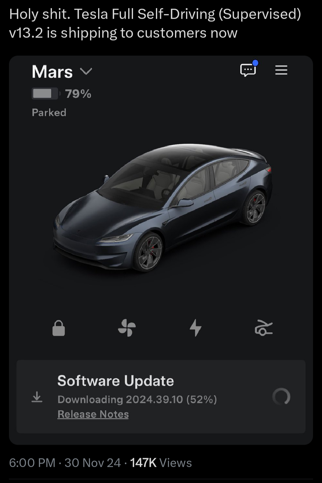 $テスラ (TSLA.US)$ そしてただそうして、もう1つのアップデートがやってきました。来年の6月までに、インターベンションが50万マイルに1回となると読んでいました。