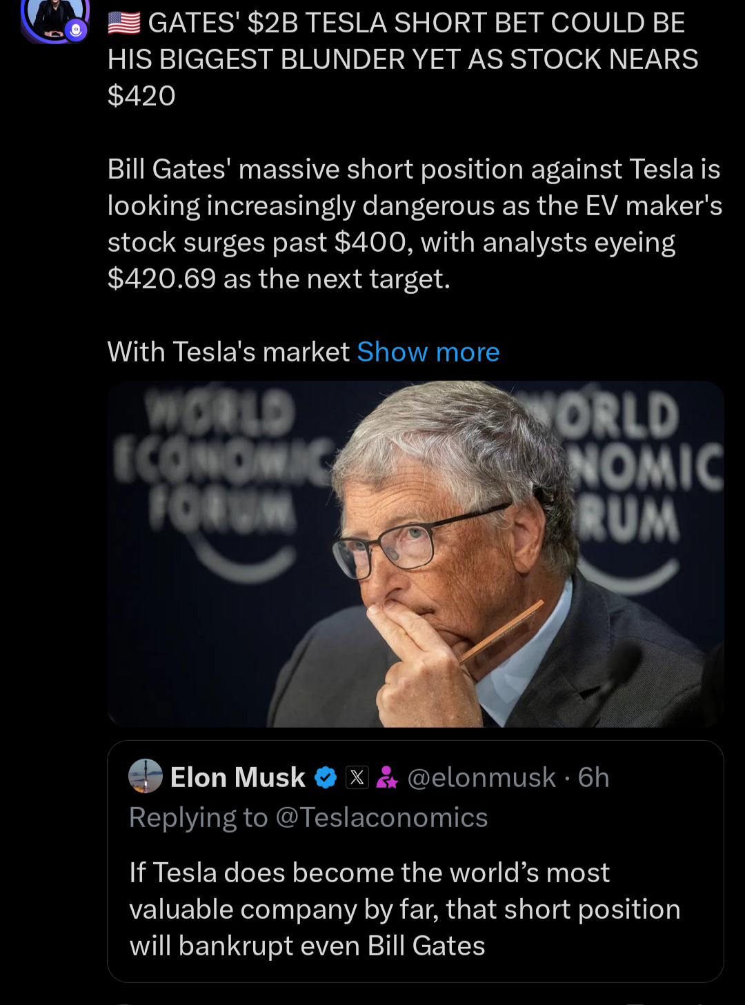 $特斯拉 (TSLA.US)$ 這不可能發生在一個更好的人身上.. 呵呵呵呵