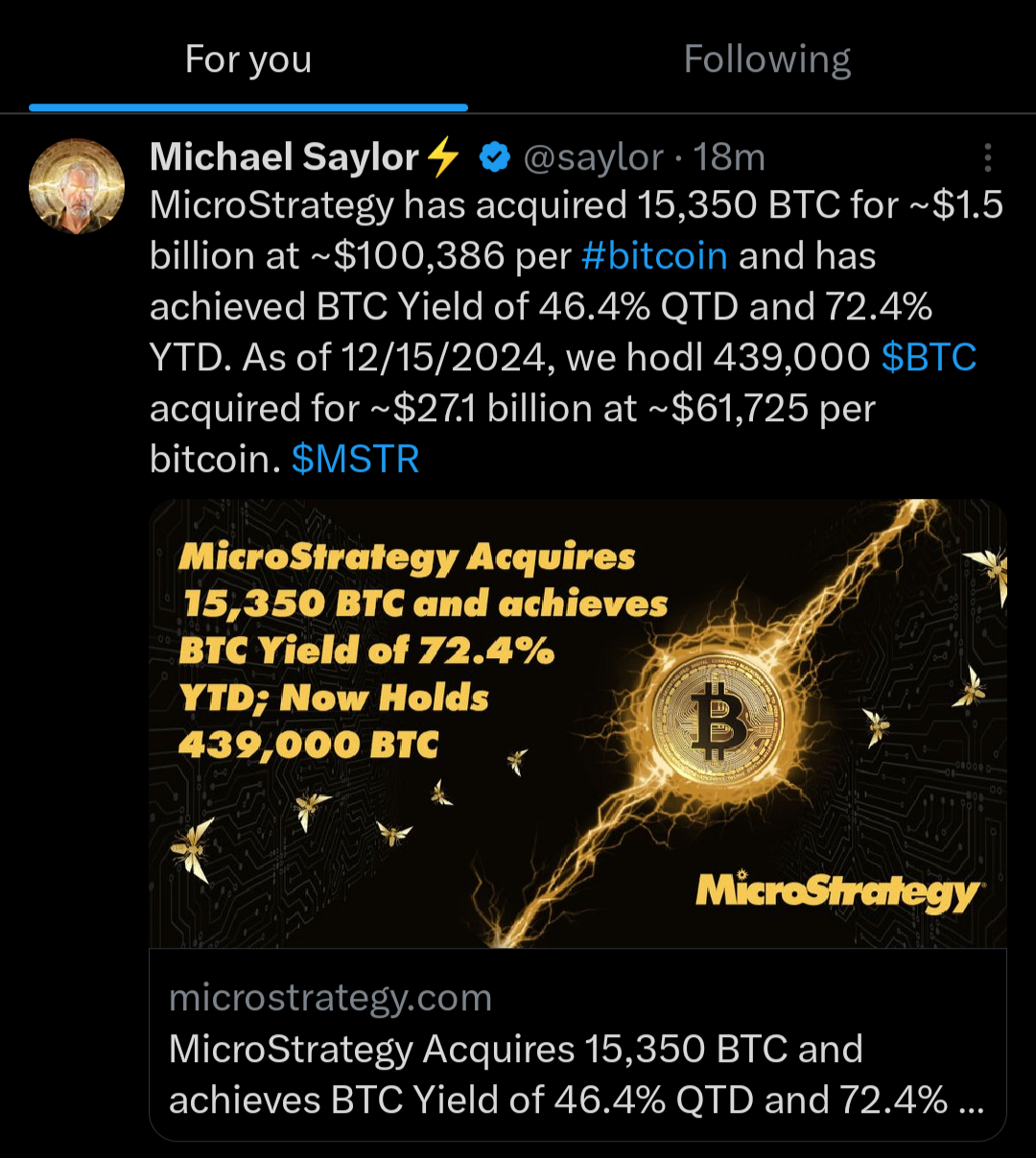 $MicroStrategy (MSTR.US)$ 今天来自这个人