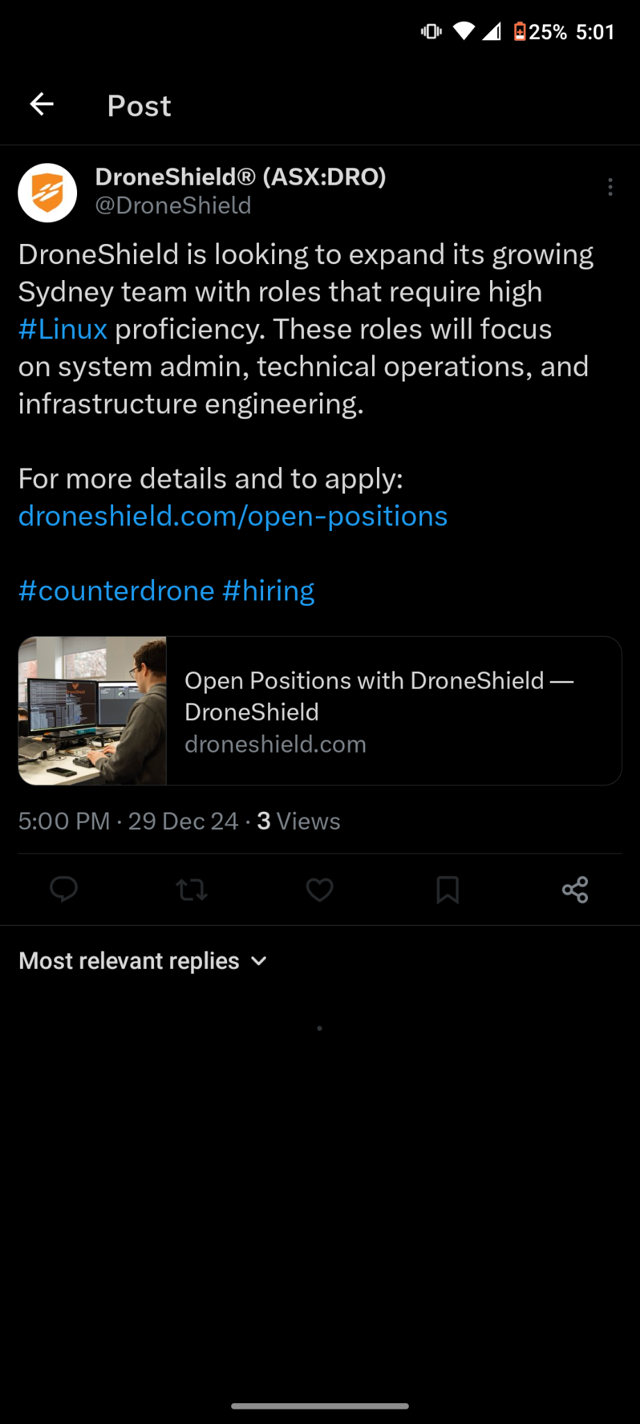 $Droneshield Ltd (DRO.AU)$