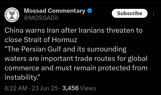 China made it clear to Iran moments ago!