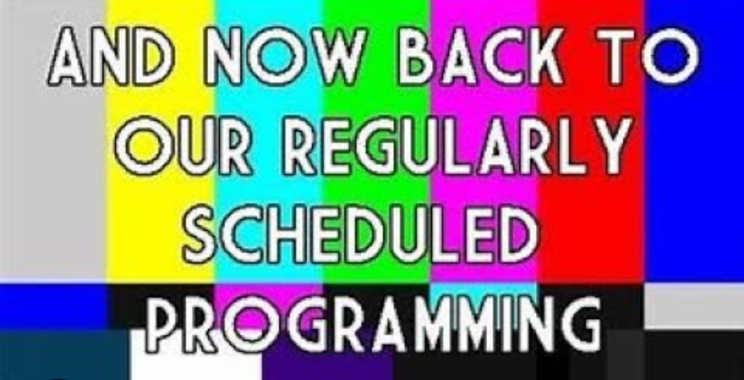 我们现在回到常规节目。