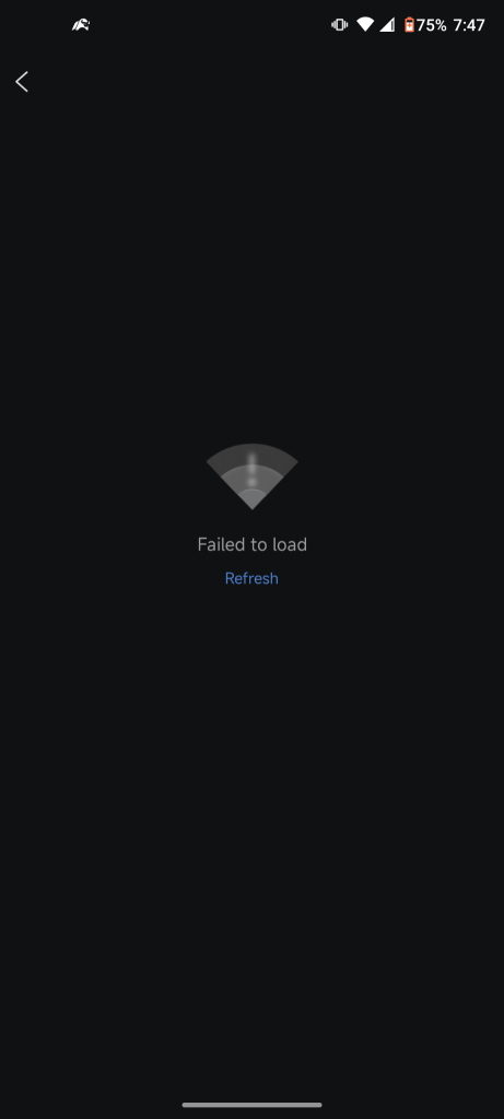 my entire account is blank