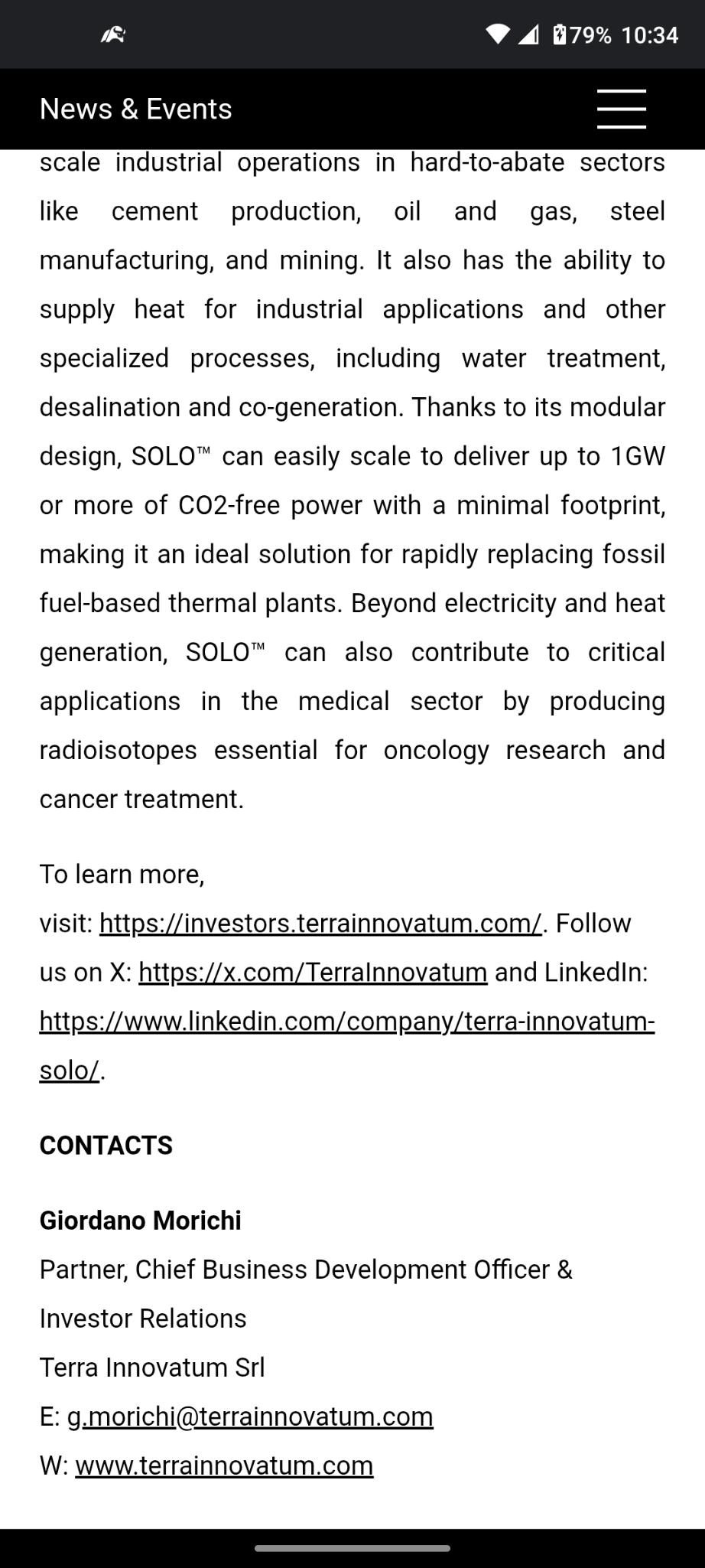 $Terra Innovatum Global (NKLR.US)$