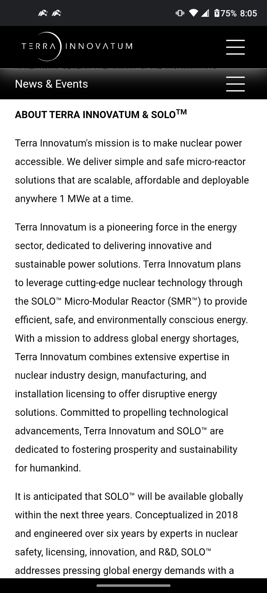 $Terra Innovatum Global (NKLR.US)$ $Oklo Inc (OKLO.US)$$NANO Nuclear Energy (NNE.US)$$NuScale Power (SMR.US)$$Terrestrial Energy (IMSR.US)$$英伟达 (NVDA.US)$