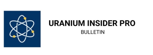 📢NEWS📢: URANIUM INSIDER'S, "the nuclear energy world is undergoing a tidal shift"