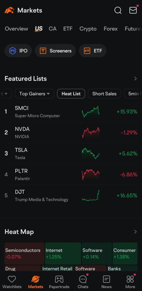 #1 Moomoo's heat list and #3 Popularity !