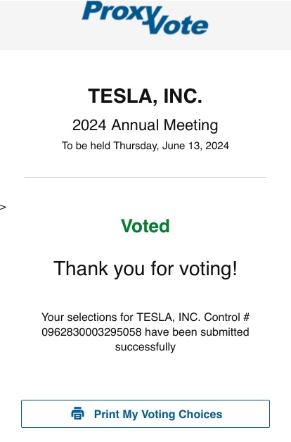 VOTED FOR ELON
