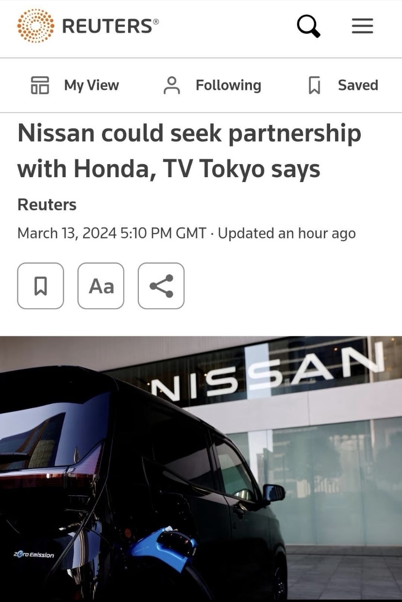 $NISSAN MOTOR CO (NSANF.US)$$Honda Motor (HMC.US)$ 📊⚡️📊