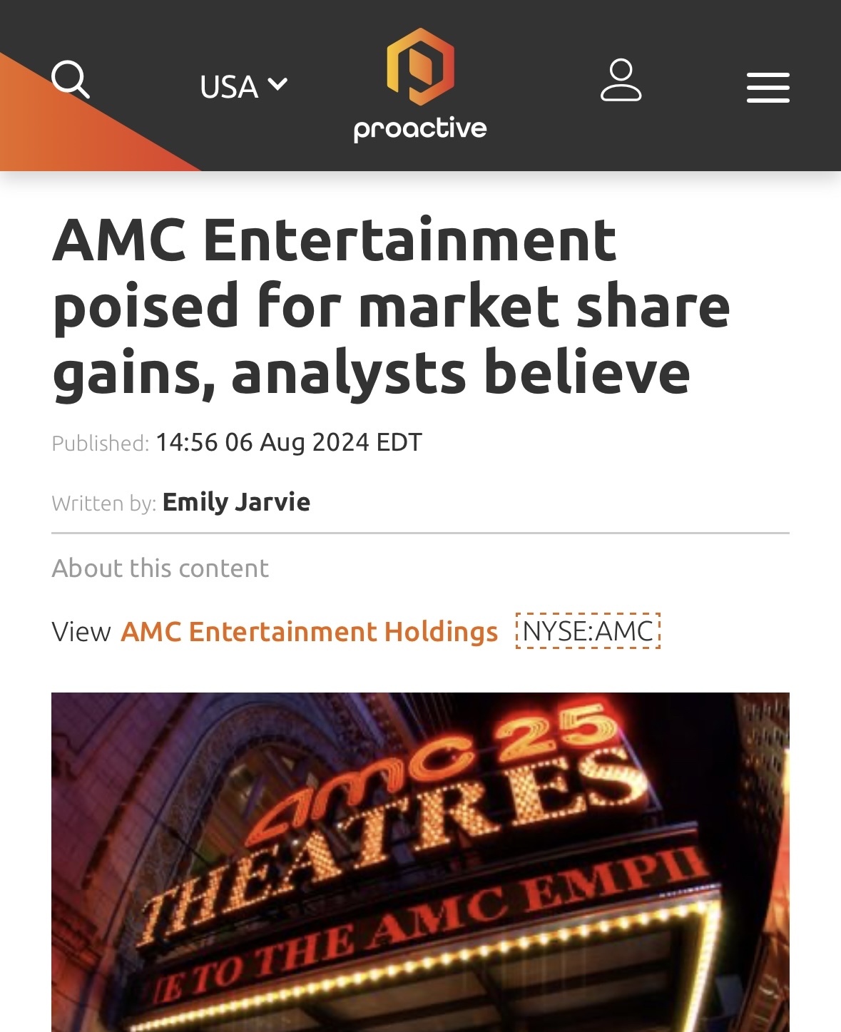 $AMC院线 (AMC.US)$