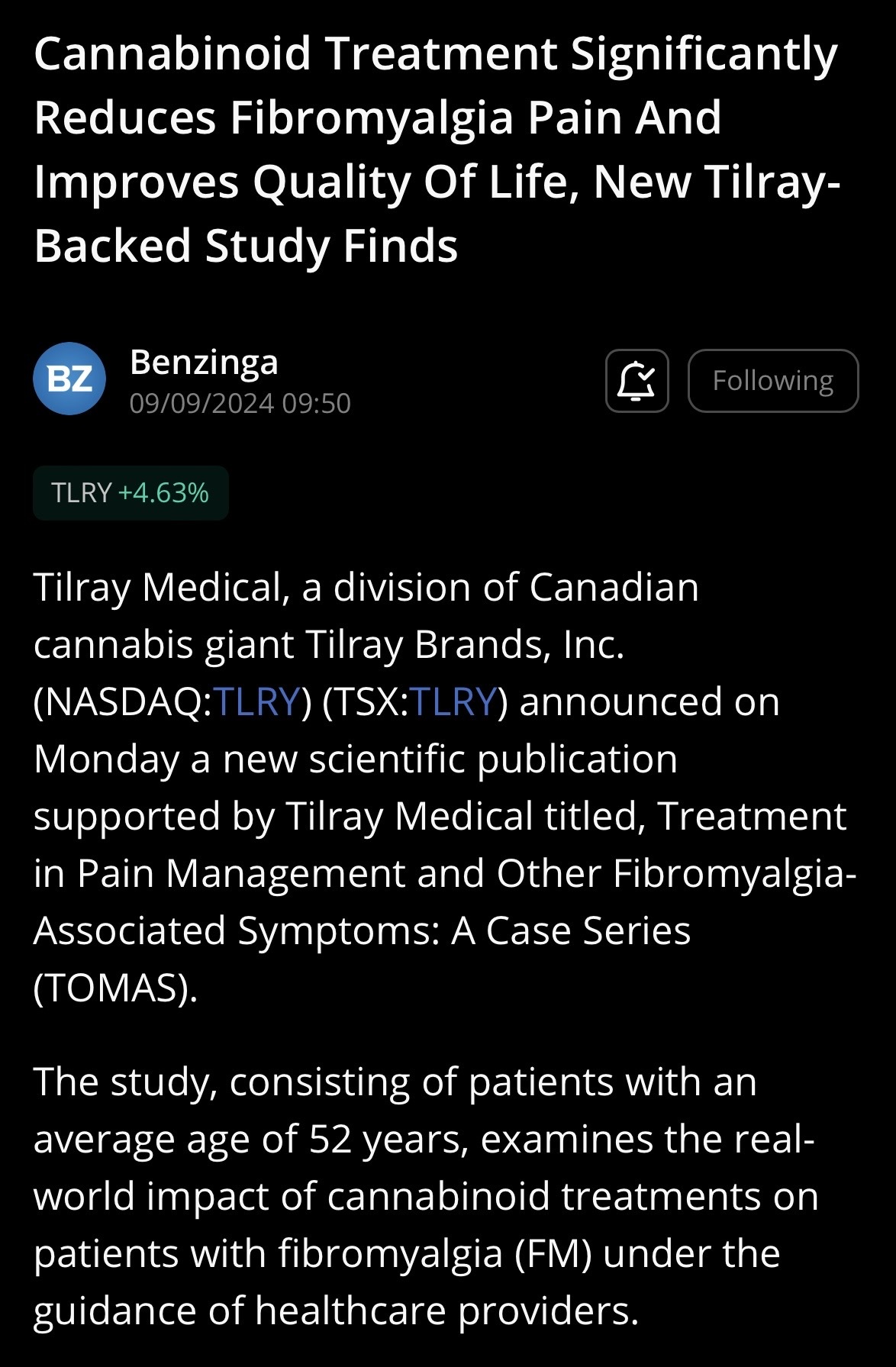 $Tilray Brands (TLRY.US)$