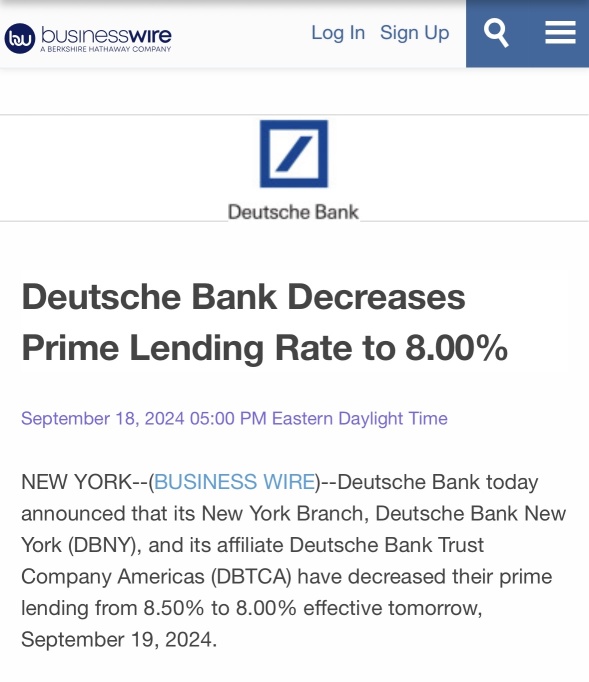 I’ve owned Deutsche Bank since it was sub $10.00. 🇩🇪