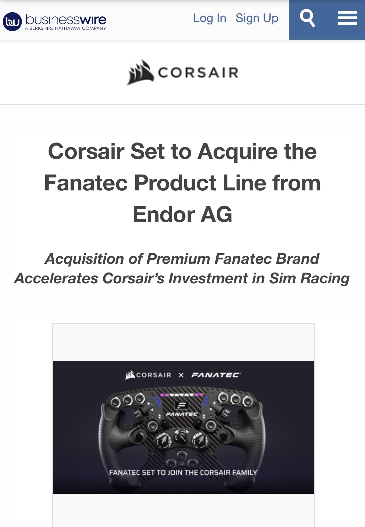 $Corsair Gaming (CRSR.US)$