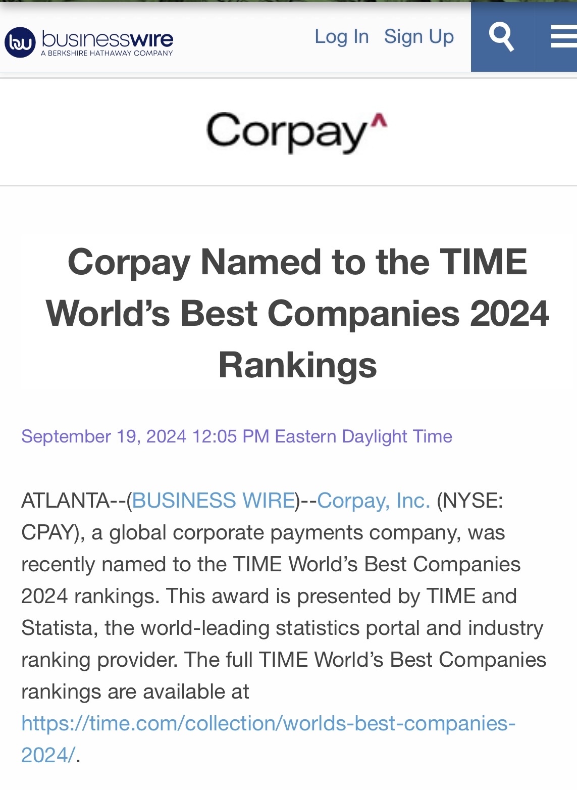 Corpay (CPAY.US)$ - moomoo Community