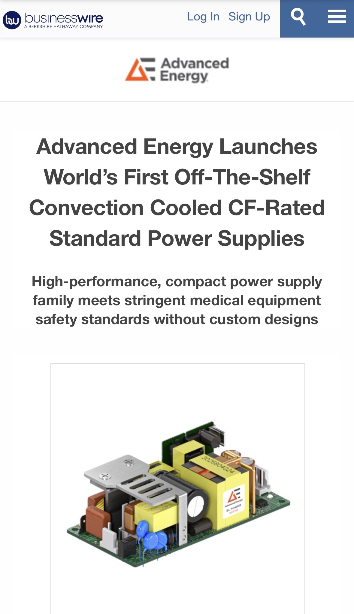 $Advanced Energy Industries (AEIS.US)$