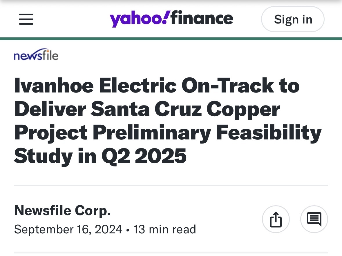 $Ivanhoe Electric (IE.US)$