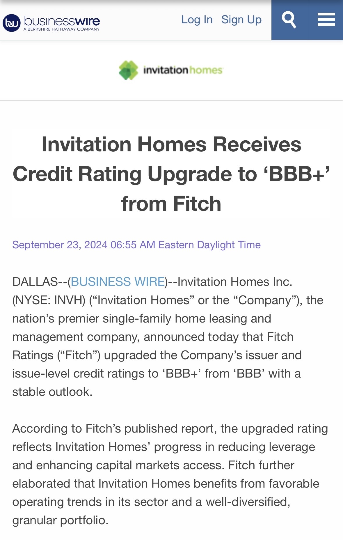 $Invitation Homes (INVH.US)$