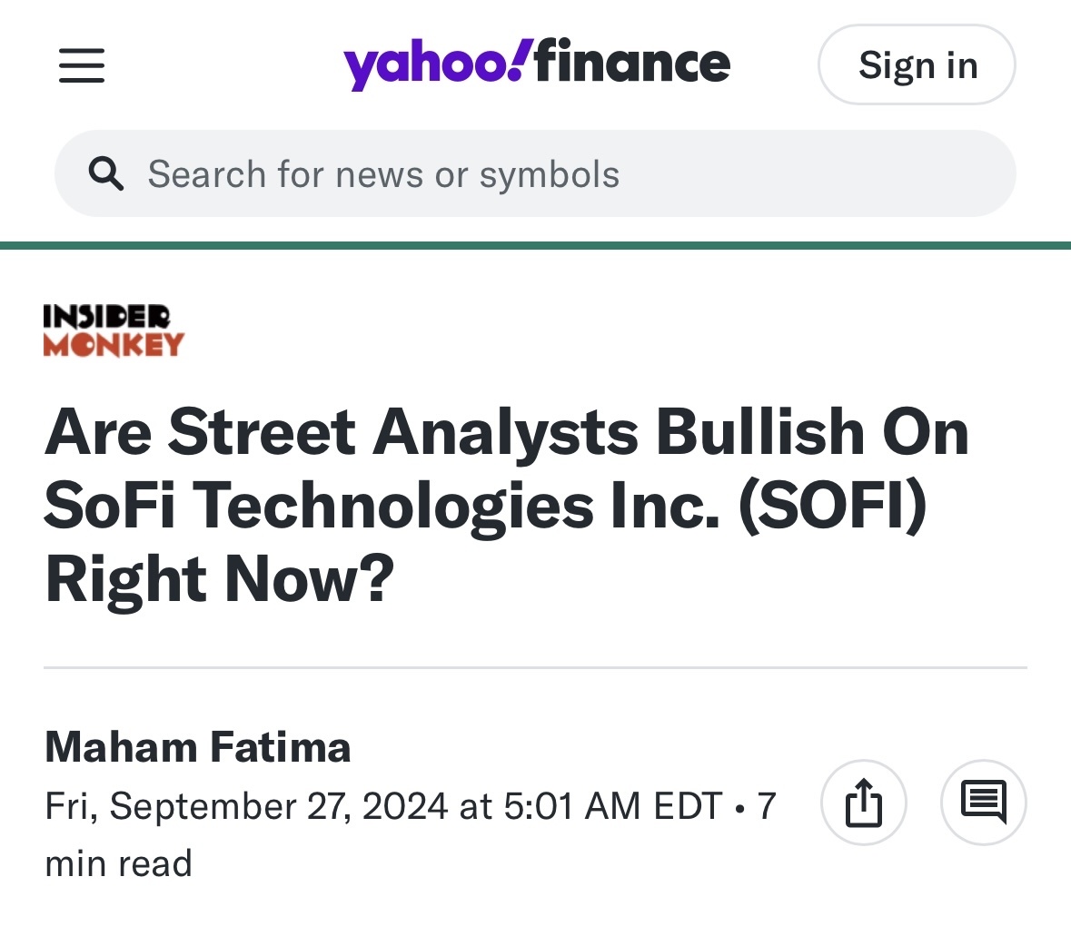 他们。我不卖出$SOFI，我在积累。😁📊