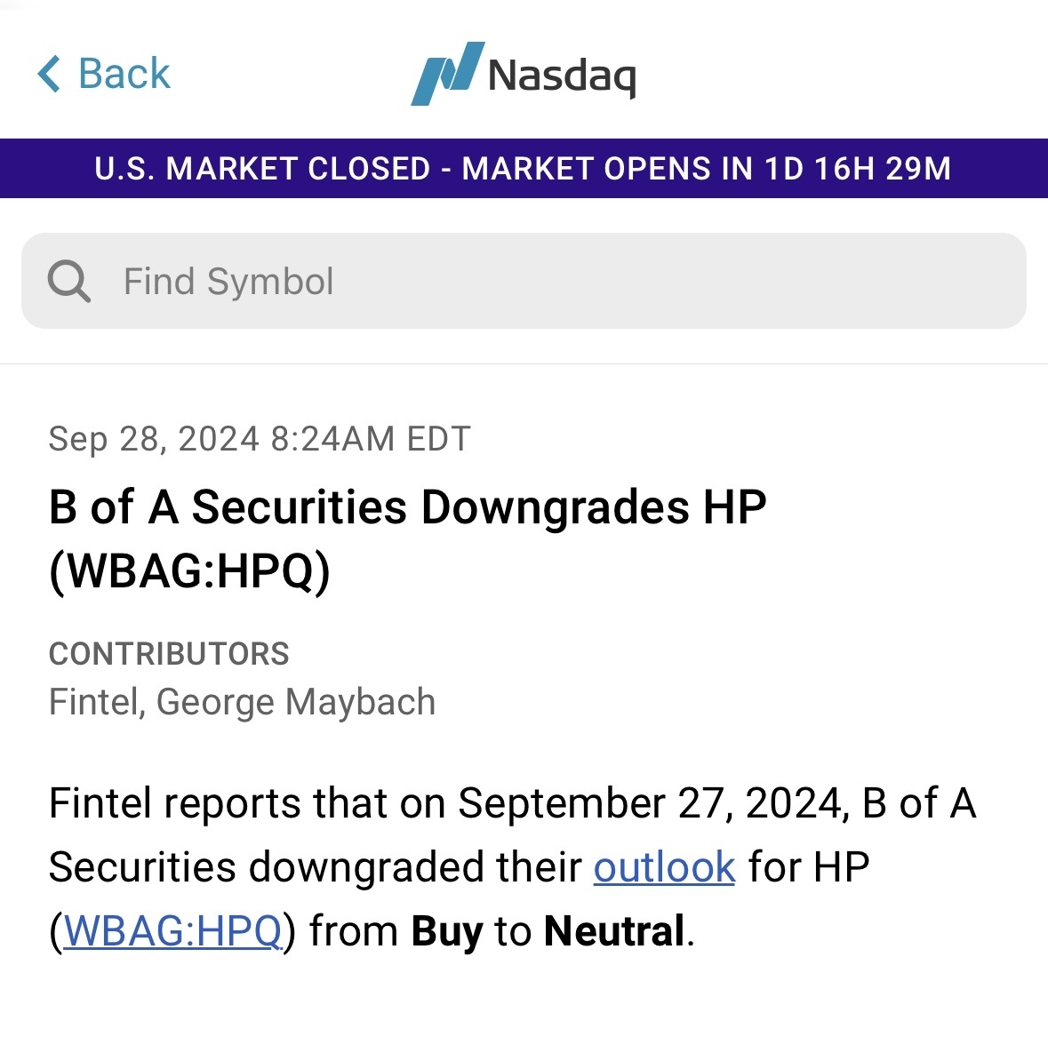 $HP (HPQ.US)$