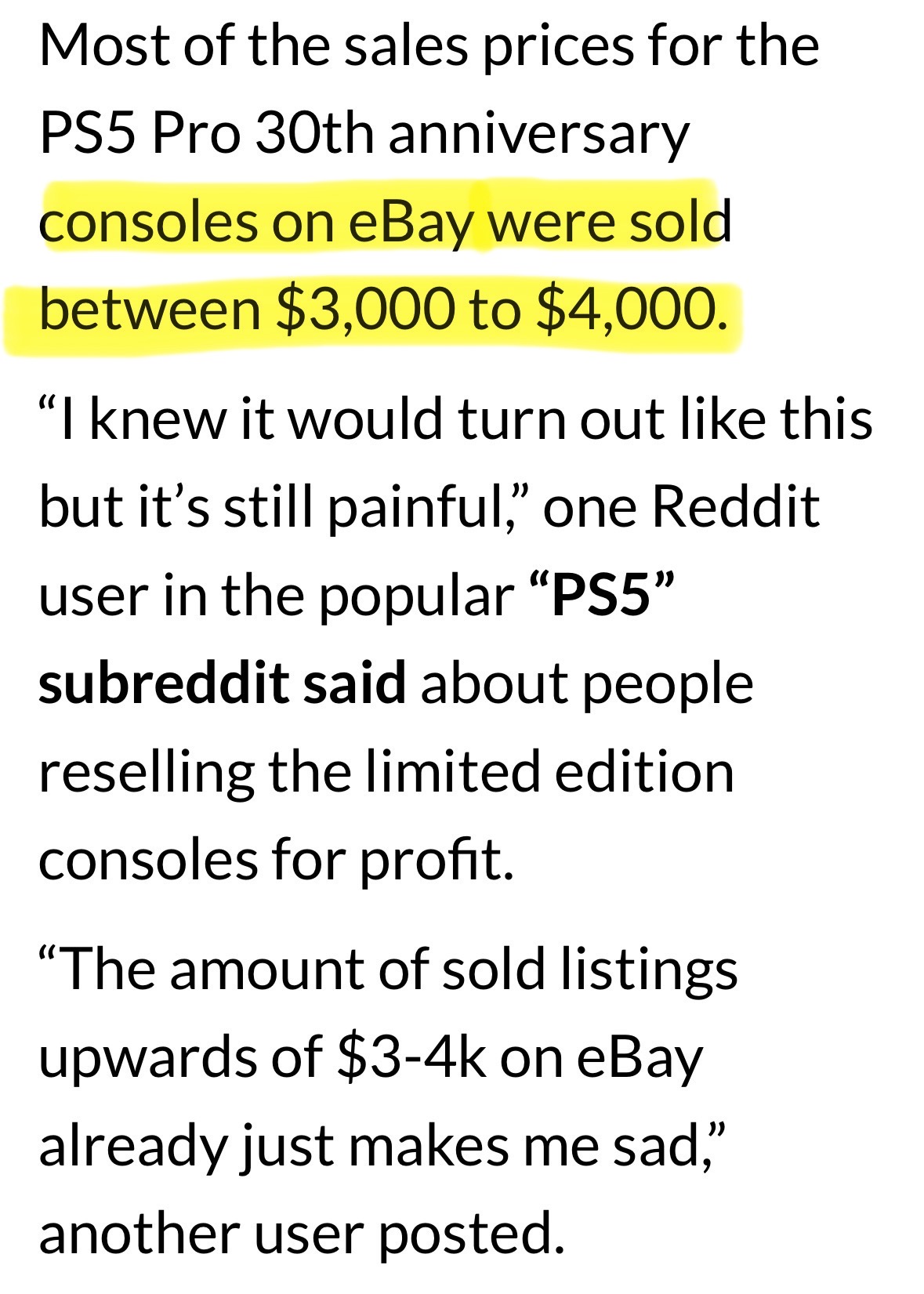 ebay上的黄牛。 💰⚡️💰