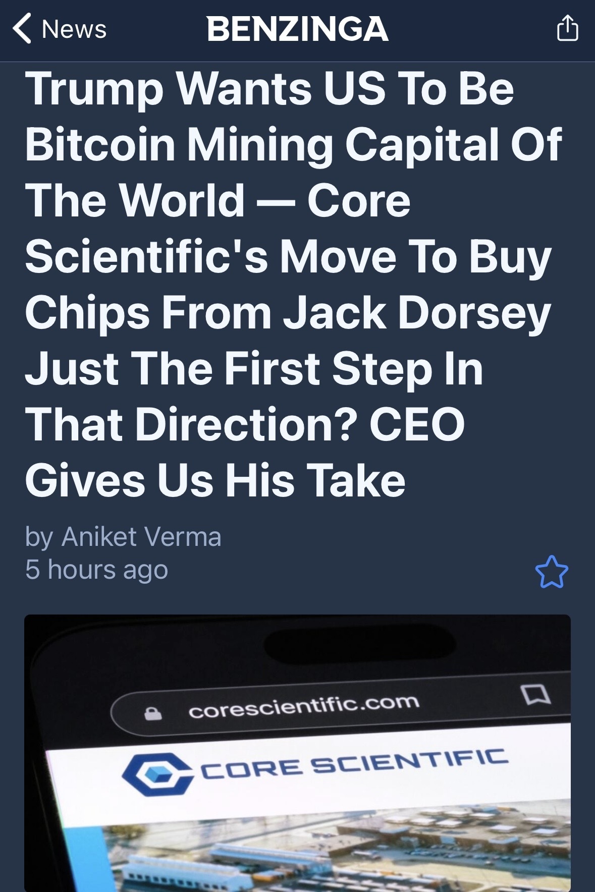 $Core Scientific (CORZ.US)$$Block (SQ.US)$$Bitcoin (BTC.CC)$$Trump Media & Technology (DJT.US)$