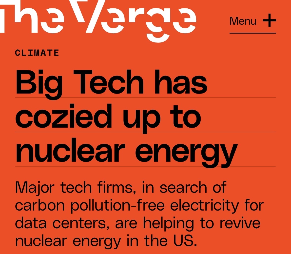 Big Tech has cozied up to nuclear energy ☢️