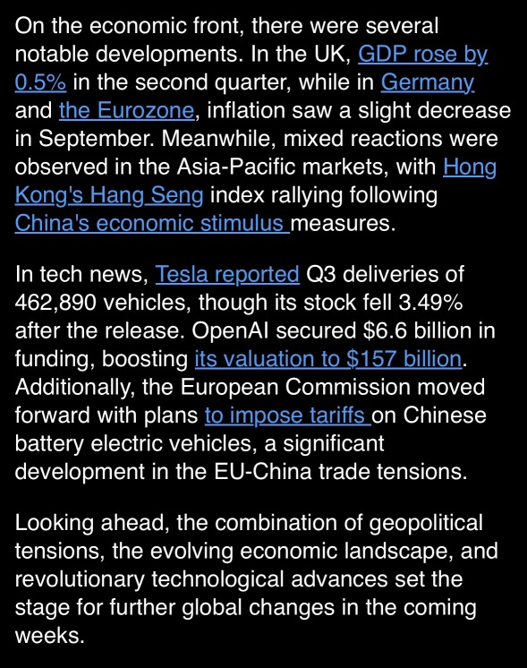 “每周总结：中东冲突，经济数据和科技进步” 📊⚡️📊