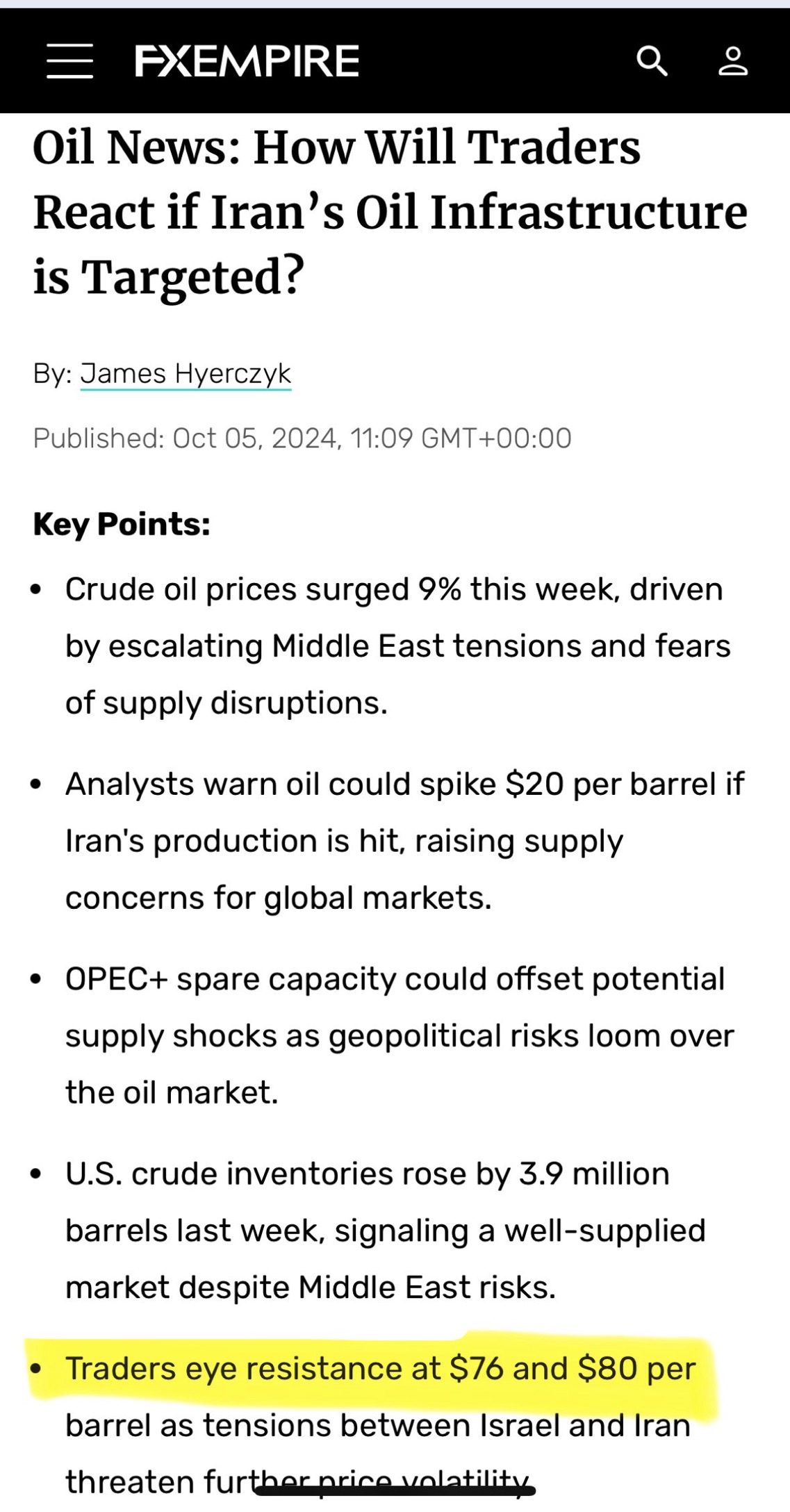 “What’s the resistance level: What’s that? We better get a Trader on the Horn” ☎️👏