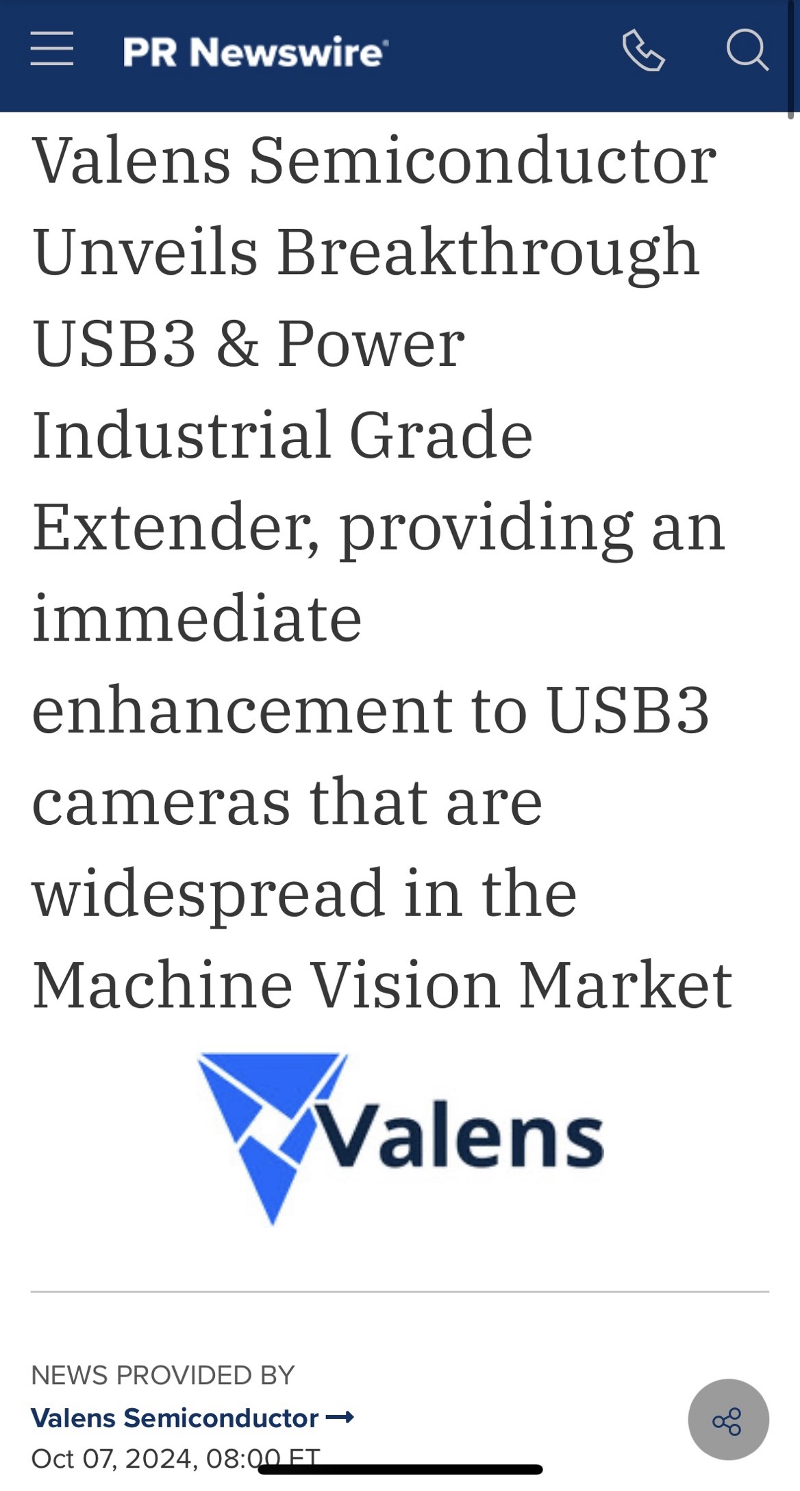 $Valens Semiconductor (VLN.US)$