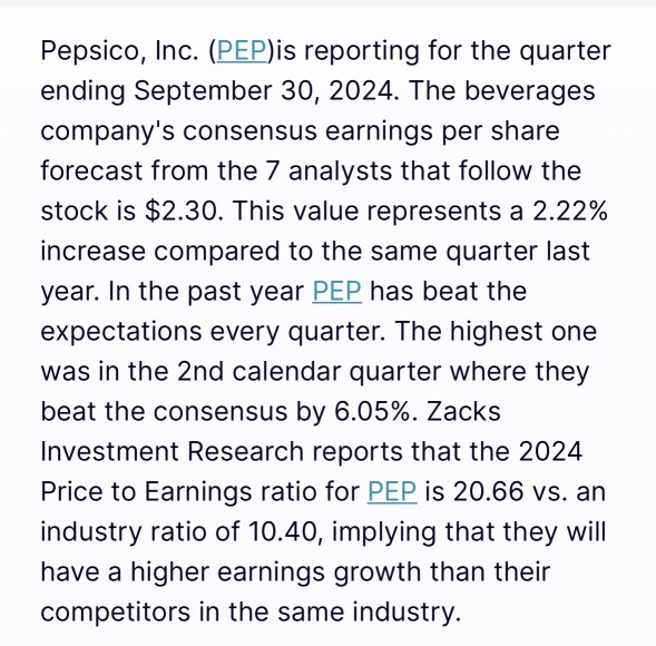 Pre_Market Earnings. 10/8/24