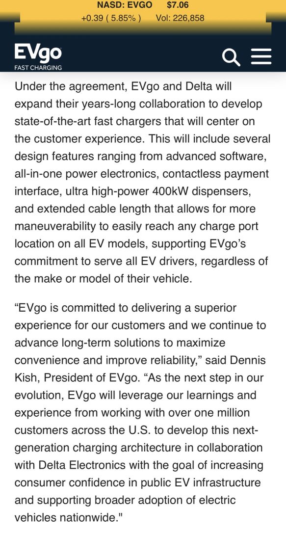 $EVgo News. 🪫🔋🪫🔋🪫🔋