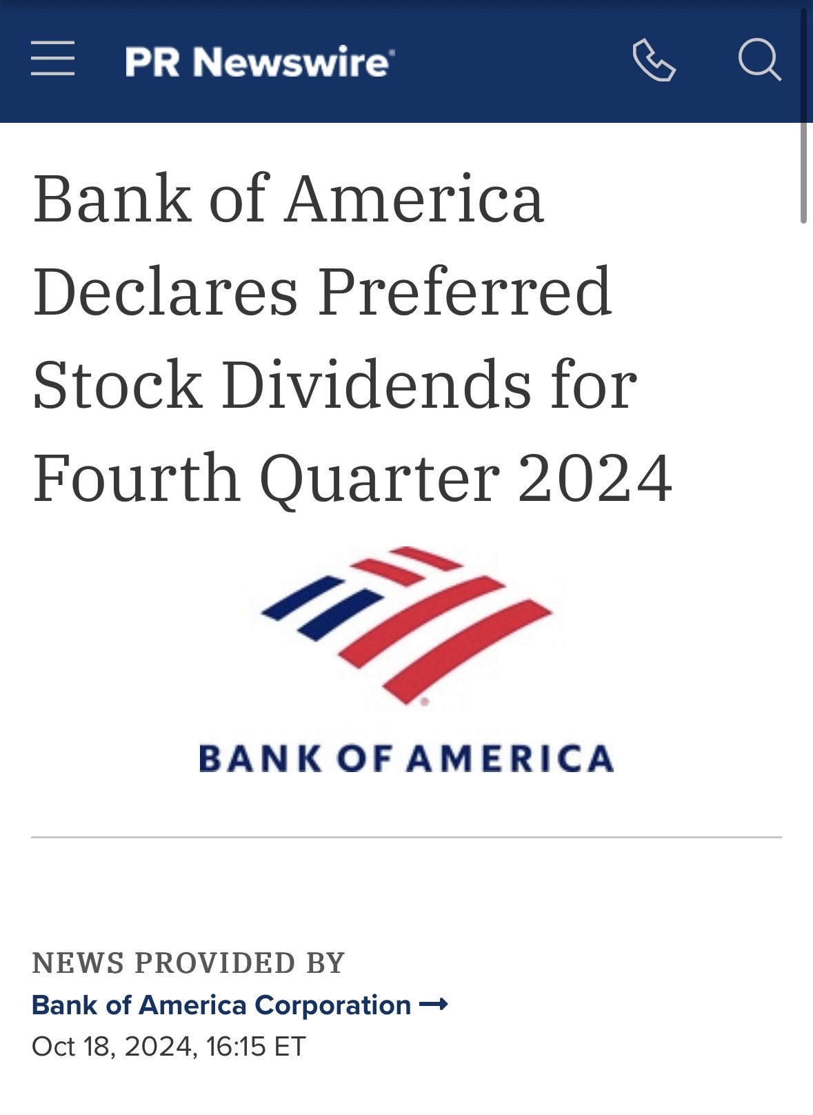 $Bank of America (BAC.US)$