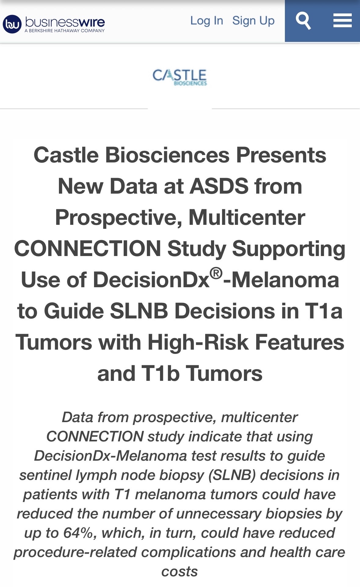 $Castle Biosciences (CSTL.US)$