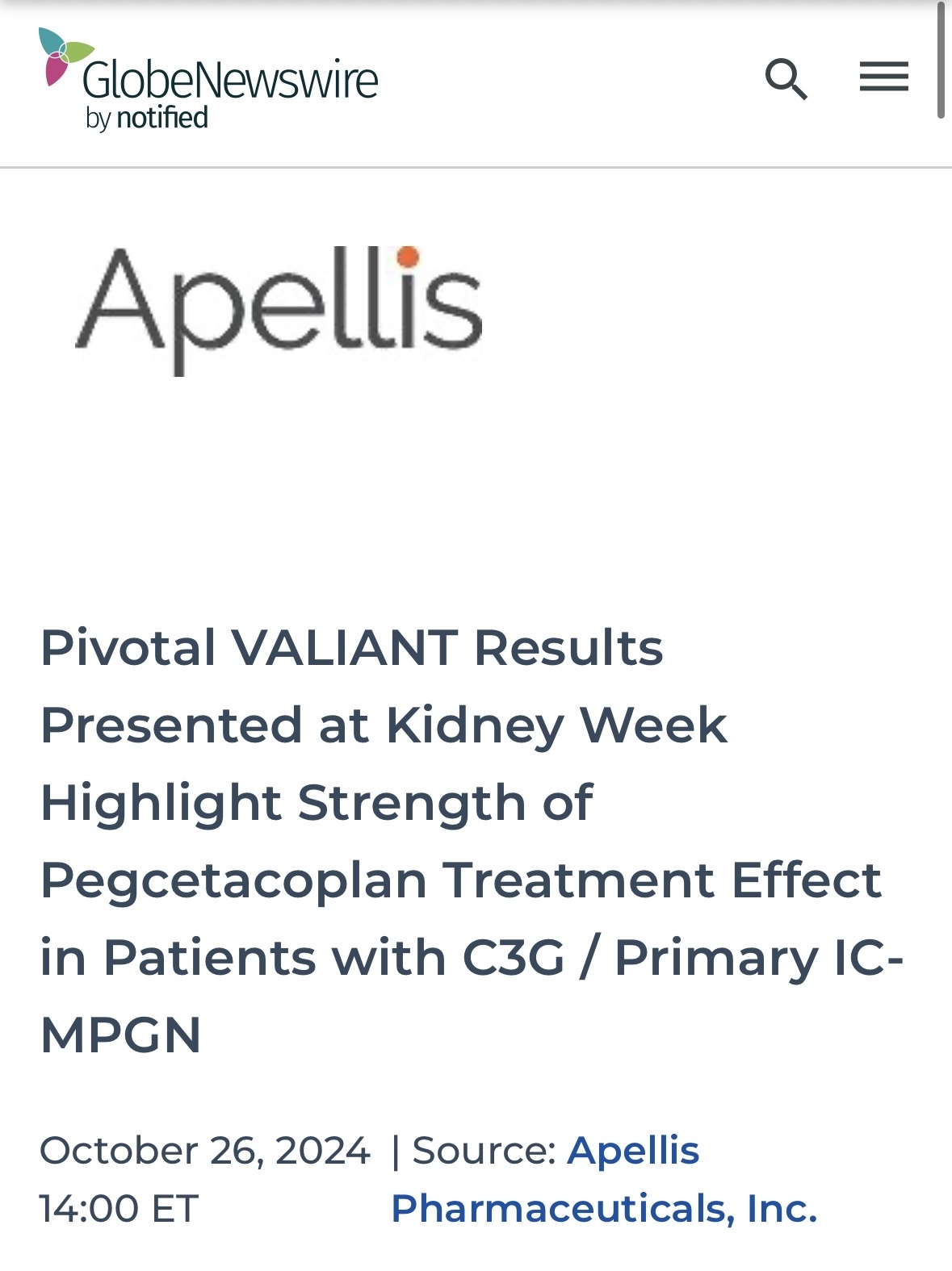 $Apellis Pharmaceuticals (APLS.US)$