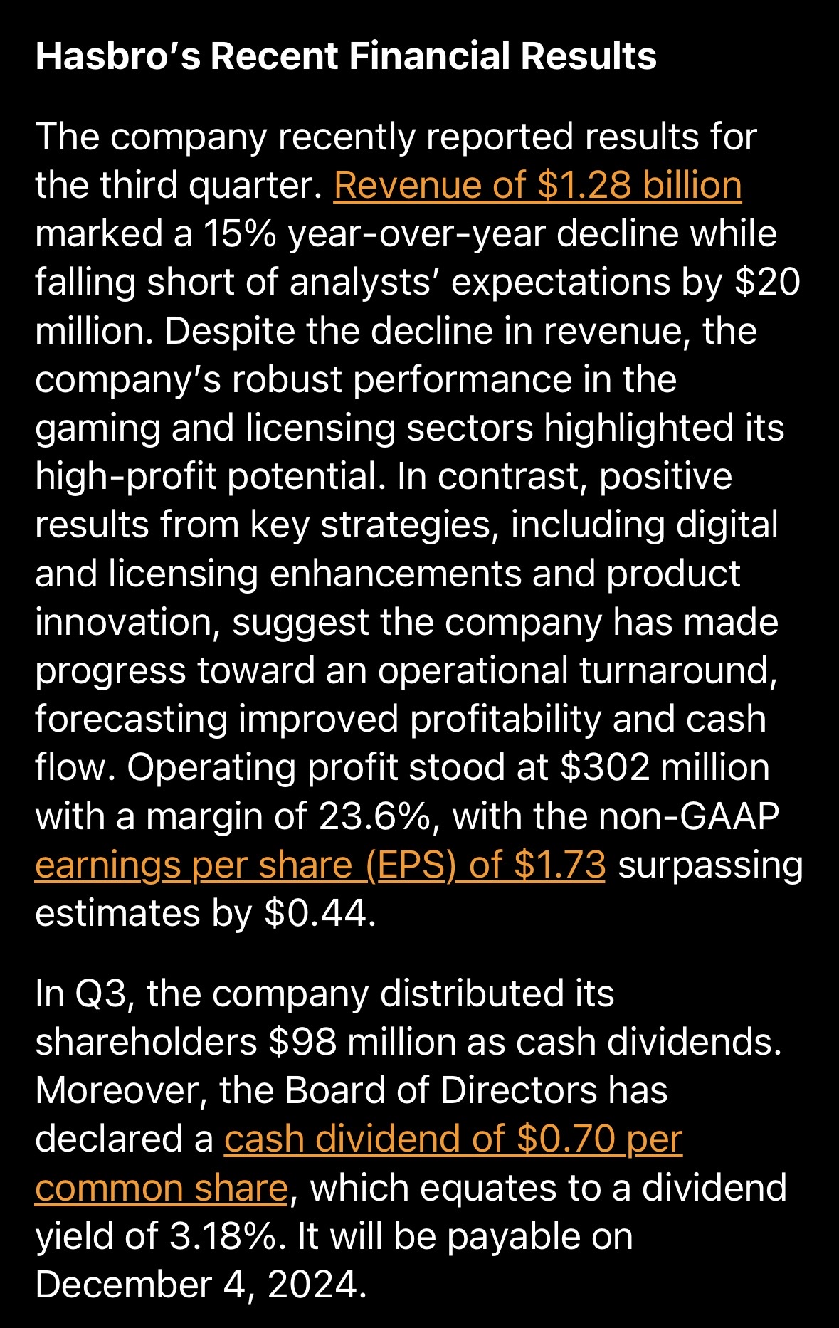 “Hasbro Leverages Digital Gaming for Growth and Offers Enticing Dividend Yield”