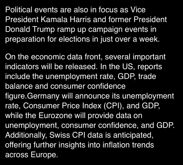 WEEKLY PREVIEW: Tech earnings and economic data. 📰 🚨 📊 🎃