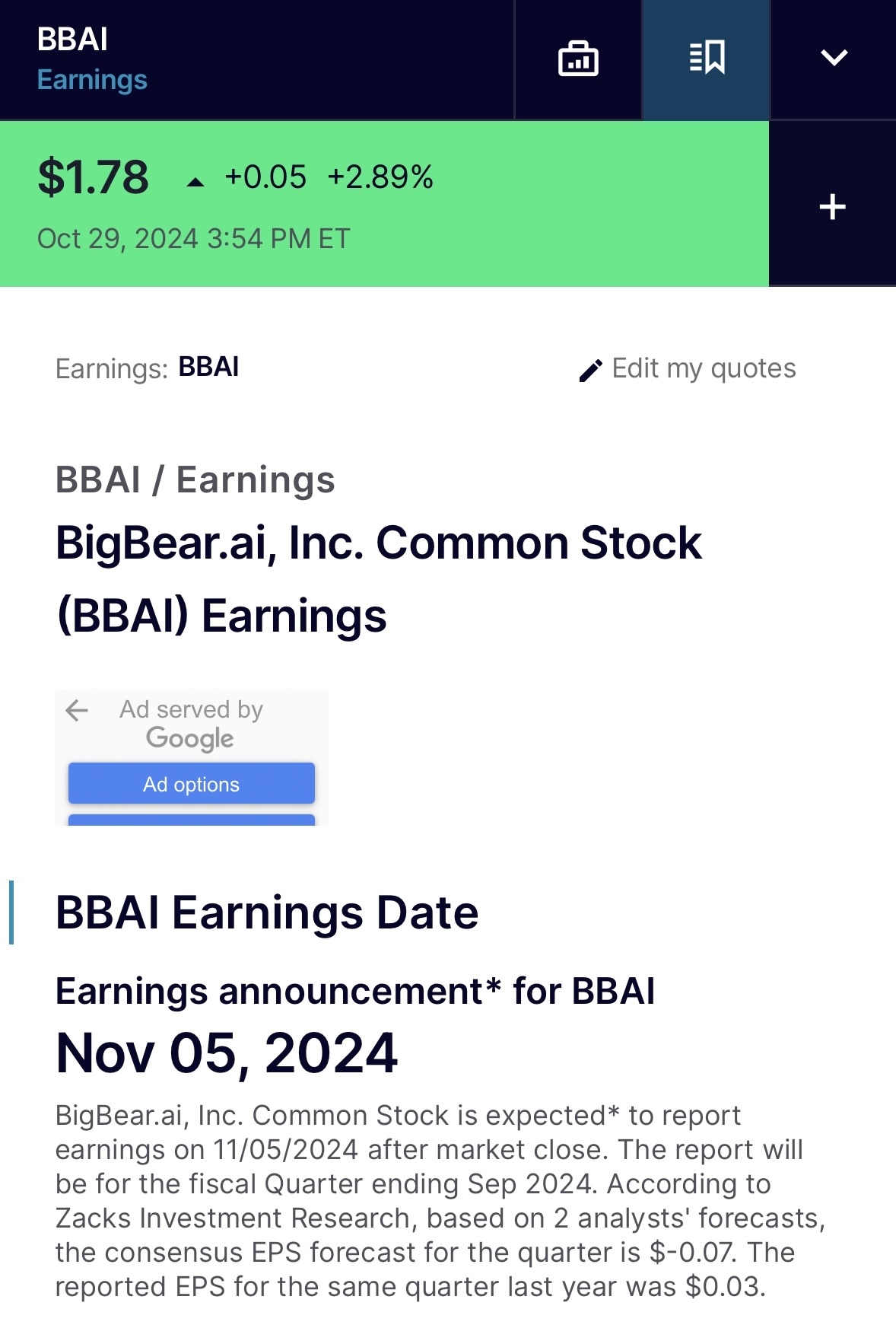 $BigBear.ai Holdings (BBAI.US)$