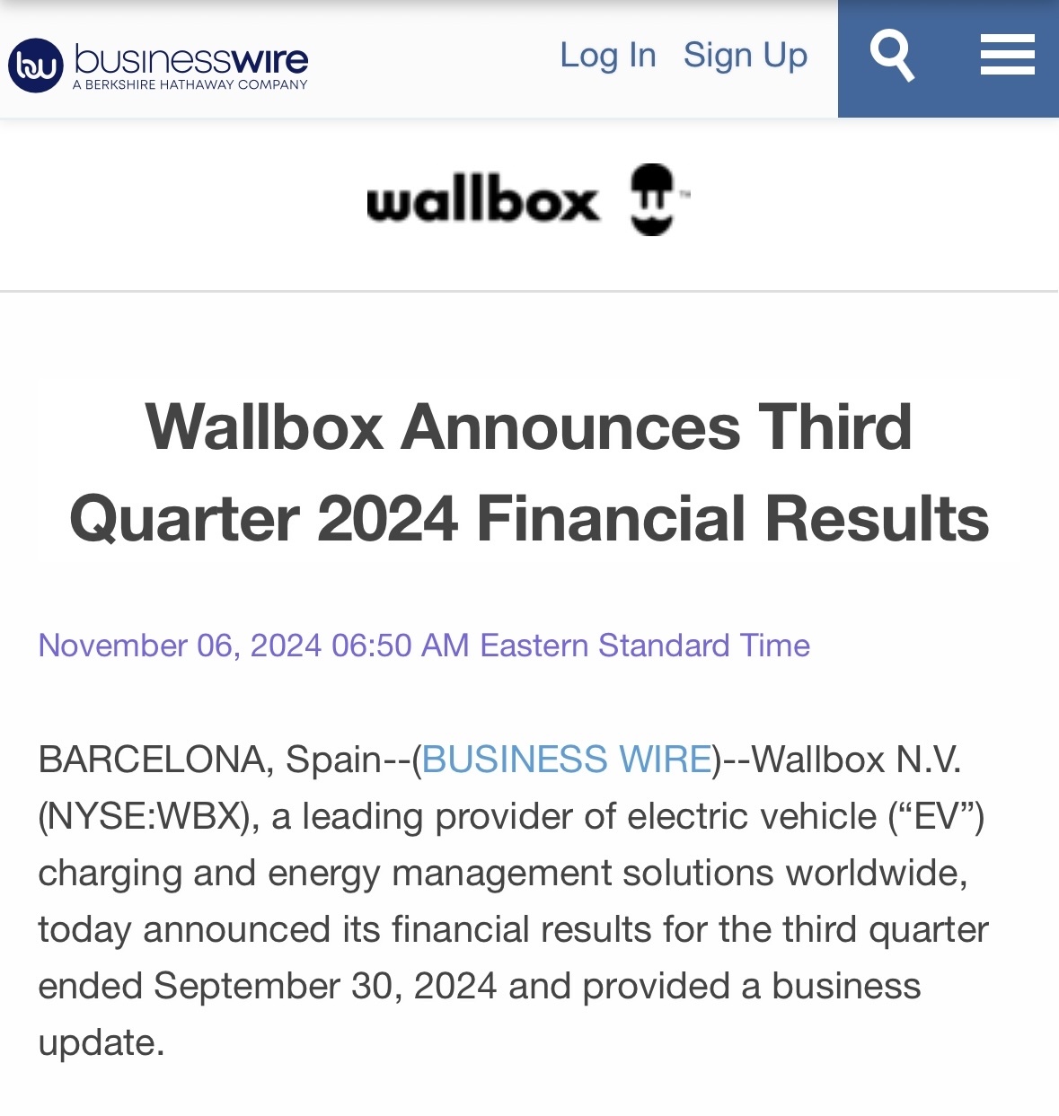 $Wallbox (WBX.US)$