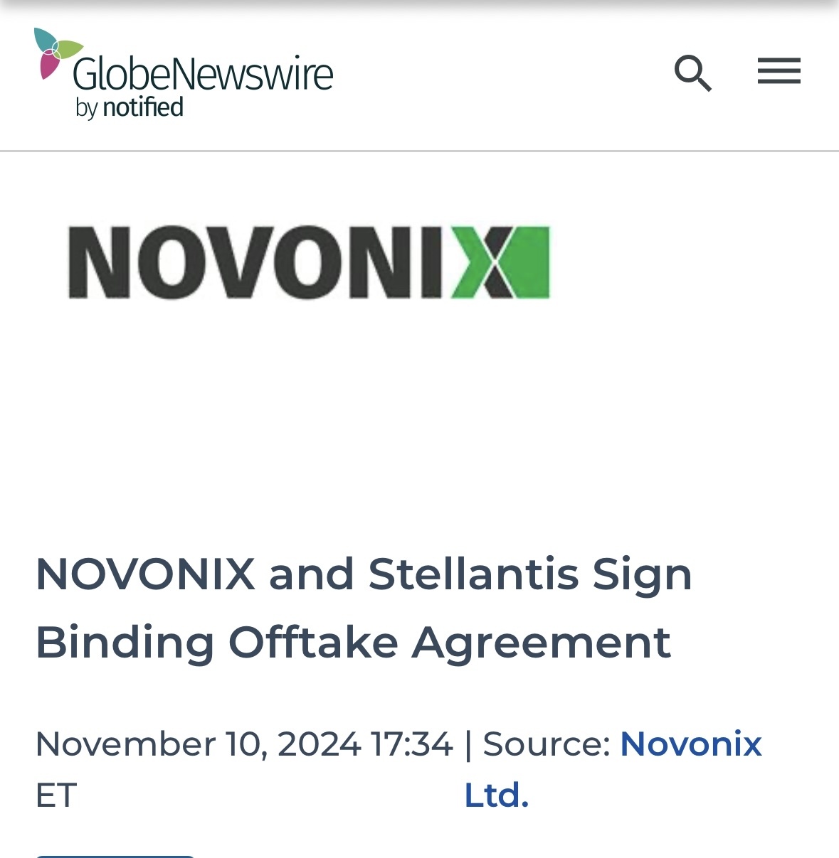 $NOVONIX (NVX.US)$