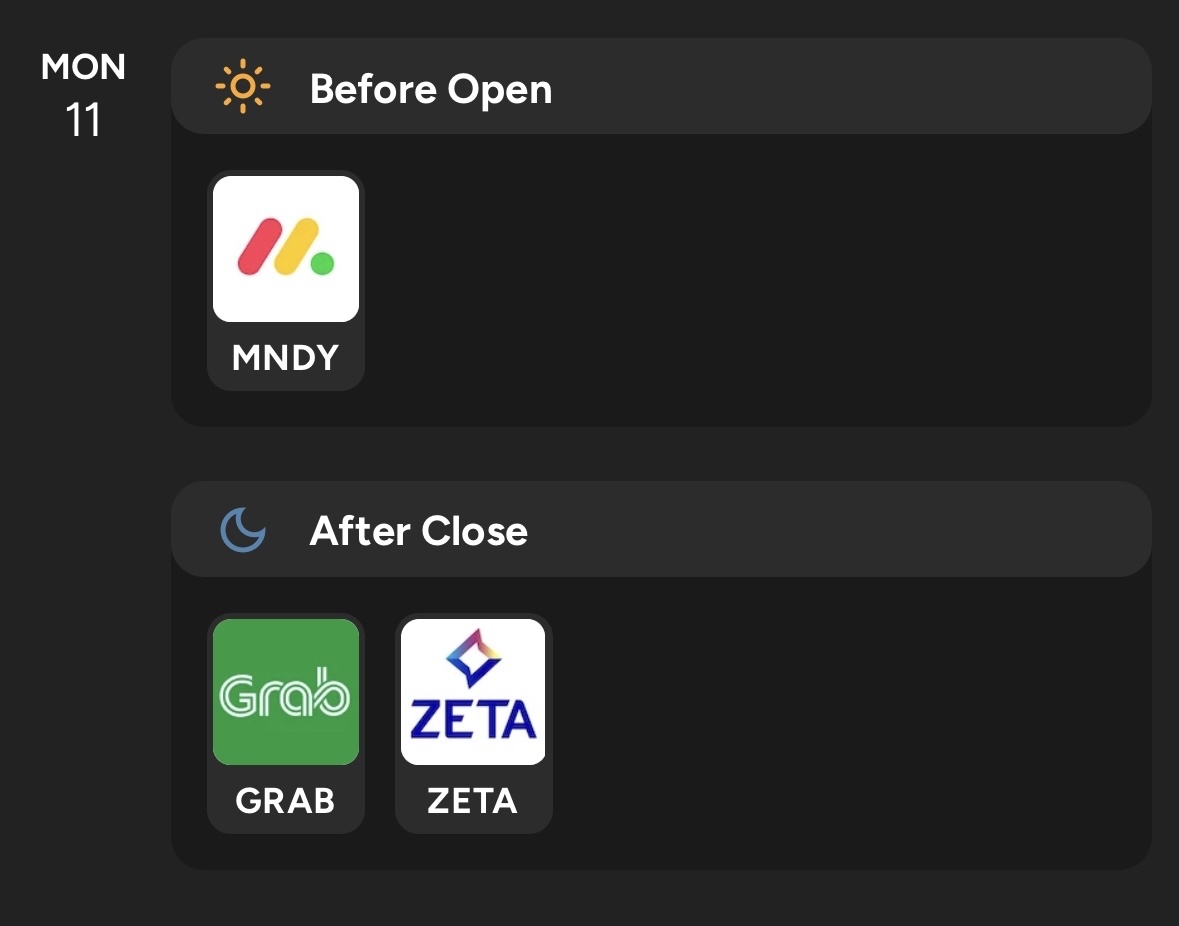 Earnings: 11/11/24