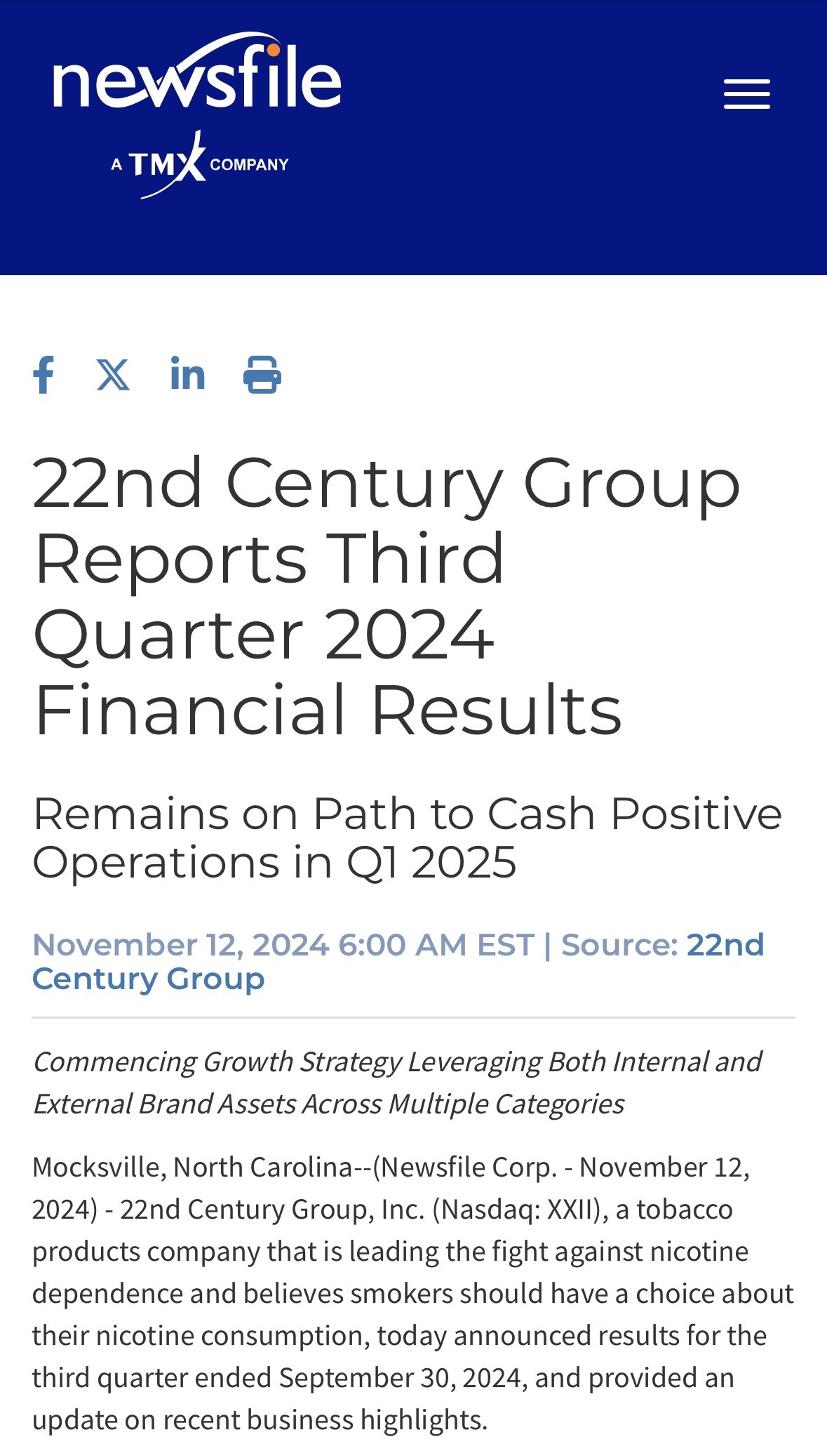 $22nd Century (XXII.US)$