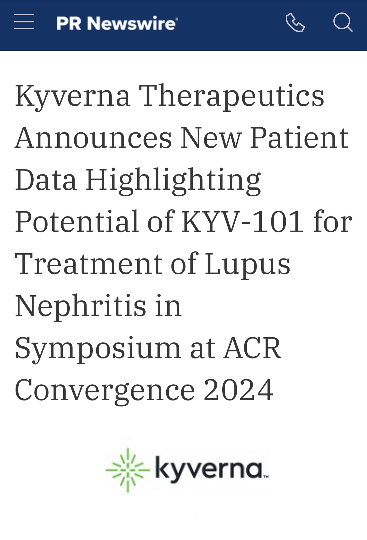 $Kyverna Therapeutics (KYTX.US)$