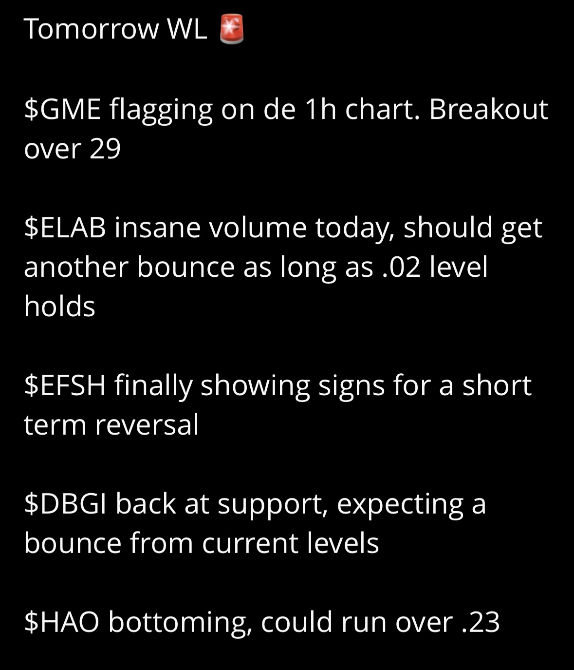 11/15/24 jji watchlist.  🚨🚨🚨🚨🚨 *not financial advice* 🦌