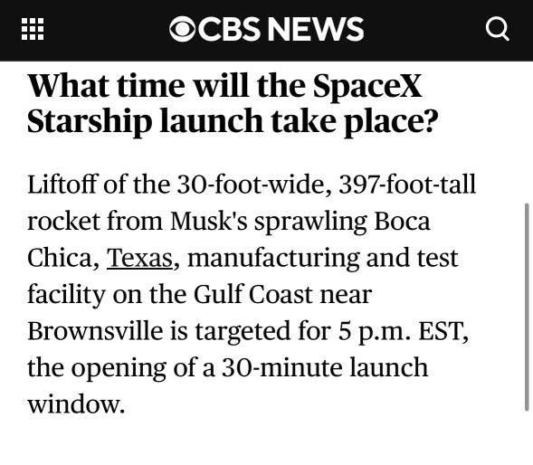 T-Minus 10 minutes to launch.