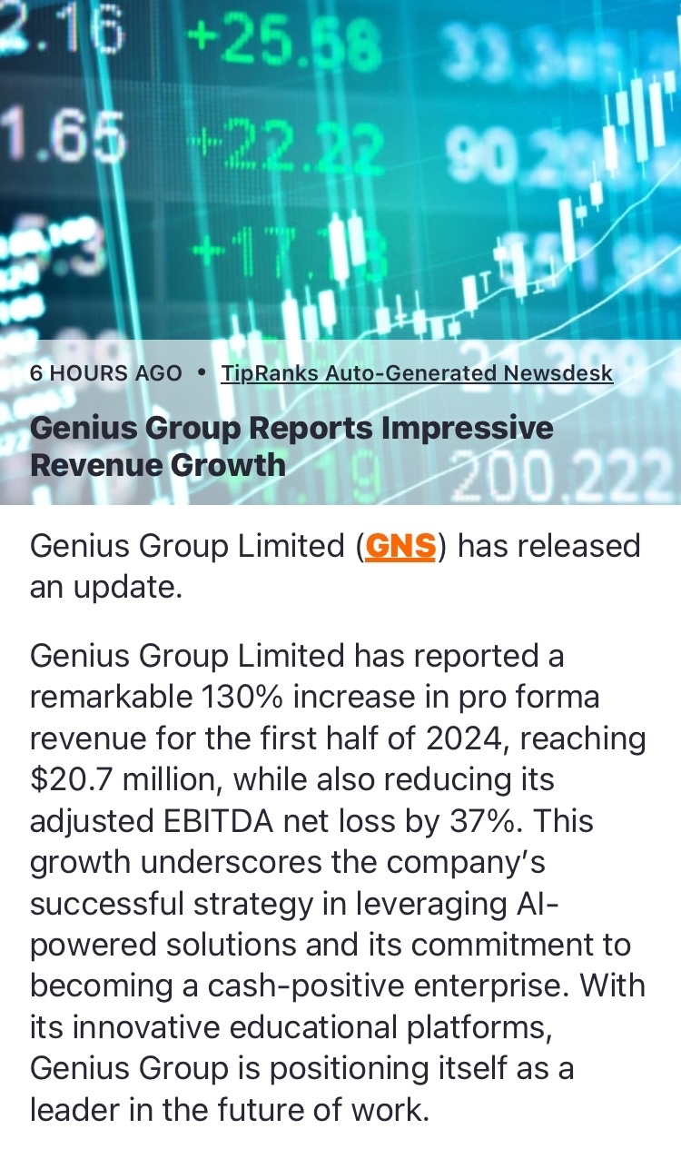 $Genius Group (GNS.US)$