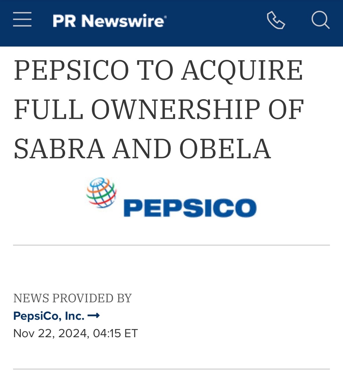 $PepsiCo (PEP.US)$