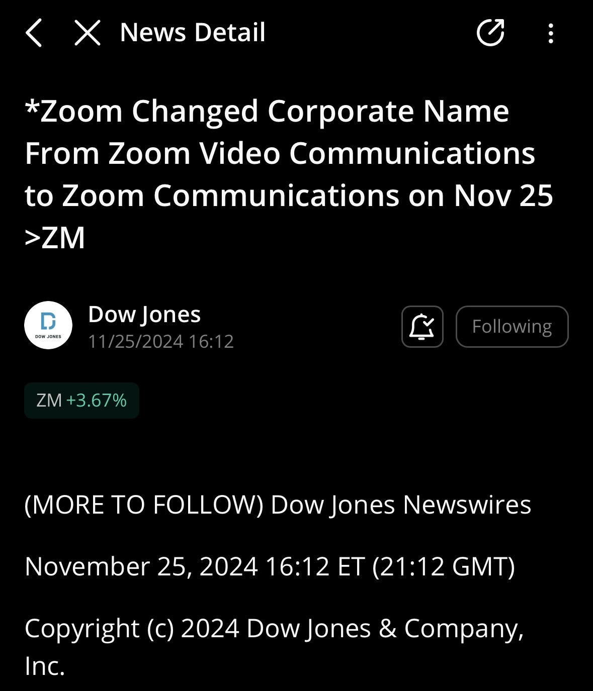 Zoom通信は2025会計年度第三四半期の財務結果を報告します